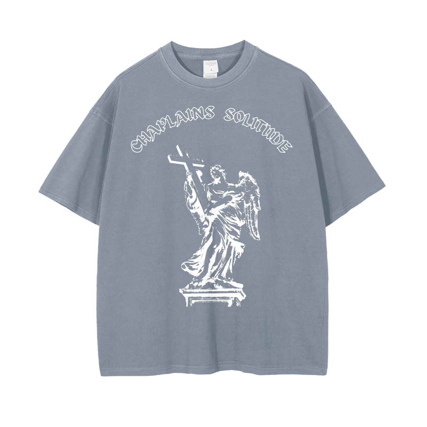 Vintage Wash Drop Shoulder T-Shirt (Chaplains Solitude)