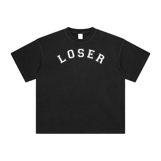 Enzyme Washed T-Shirt (LOSER)